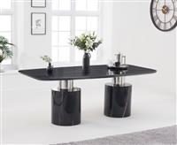 Antonio 180cm Black Marble Dining Table
