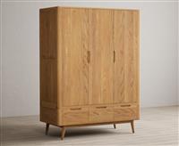 Rosa Solid Oak Triple Wardrobe