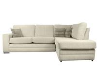 Madden Ivory Fabric Right Hand Facing Corner Sofa