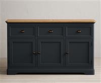 Bridstow Oak and Blue Painted Large Sideboard