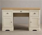 Bridstow Oak and Cream Painted Computer Desk