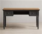 Francis Oak and Charcoal Grey Painted Computer Desk