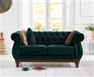 Harrow Chesterfield Green Velvet 2 Seater Sofa
