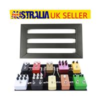 Alloy Pedalboards Effects Pedal Board Cases Electric Guitar + 10x Explant & Ties