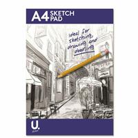 A4 Sketch Pad Book White Paper Artist Sketching Drawing Doodling Art