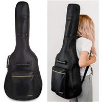 Black Padded Full Size 42 Inch Guitar Bag Carry Case Waterproof Bag