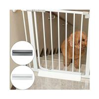 (Gray) Baby Pet Gate Stair Way Safety Fixed Board