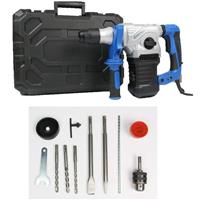 Heavy Duty Rotary SDS Hammer Drill Concrete Tile Breaker Electric Demolition Jack Hammer Concrete Breaker Kit 1500W