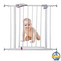 Baby Safety Gate Pet Dog Barrier for Home Stair Doorway Safe Secure Guard