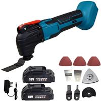 Oscillating Multi Tools+2Battery 3A+Charger-Makita Battery Compatible