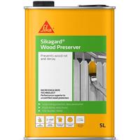 Sikagard SKGDWPCL5 Wood Preserver - Prevents Wood Rot and Decay, Clear, 5 Litre