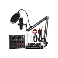 NEW-OPENED BOX RUBEHOOW Condenser Microphone Bundle BM-800 Live Sound Card