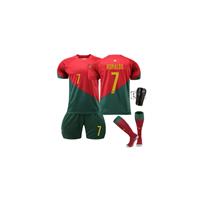 (22, Green 7A) 2023-24 Boys girls kids Football Jersey suit RONALDO 7# Adult sport ins fashion Uniforms set Men women Unisex