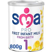 SMA PRO First Infant Baby Milk Powder, From Birth, 800g (Pack of 1)