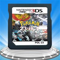 (23 in 1) Pokemon Game Cartridge Combo for DS/2DS/3DS/DSI