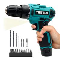 12V Electric Drill Cordless Electric Screwdriver Drill 20pcs 1 Battery