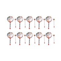 10X Kids Percussion Lollipop Drum, 6Inch