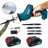 21V Cordless Reciprocating Saw Saber Saw+2x Battery-Makita Compatible