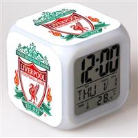 Football League Colorful Alarm Clock, Led Digital Color Changing Square Alarm Clock, Creative Alarm 