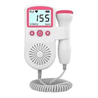 Ultrasonic Fetal Doppler Detect Baby beat Rate Probe Mon Xinda