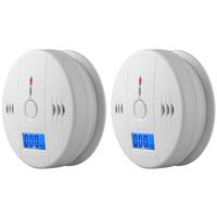 2 Pack Alarm And Monoxide Detector Operated 100%