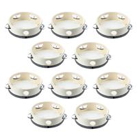 10 Pcs 6 inch Musical Tambourine Tamborine Drum Round Percussion KTV Party