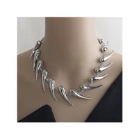 Chunky metal chili necklace for boys