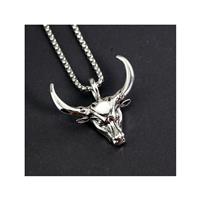 Hip hop jewelry overbearing skull necklace simple pendant for boys