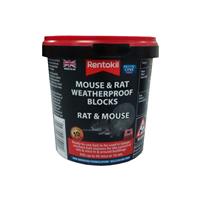 Rentokil - Mouse & Rat Weatherproof Blocks - Pack 10