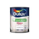 Dulux Quick Dry Pure Brilliant White Gloss High Sheen - Wood & Metal Paint 2.5L