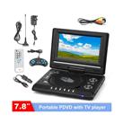 7.8 Portable DVD Player Digital Multimedia Player U Drive FM TV Game