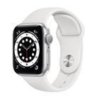Apple Watch Series 6 GPS 40mm Silver Aluminium Case with White Sport Band