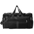 (Black) Duffle Gym Bag Large Sports Holdall Travel Luggage