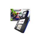 Nintendo 2DS Handheld ConsoleBlack/Blue + Pre-installed Mario Kart 7 3DS Bundle
