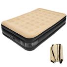 Inflatable High Raised Queen Sized Air Bed Mattress Built in Pump Guest Bed