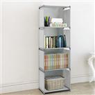 4 Cubes Modern Book Shelves Storage Shelf Bookcase Display Unit Stand Organizer