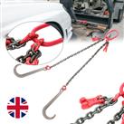 V-Assembly J Hook 1 Metre Brother Winch Chain Tow Recovery Assistance Off Road
