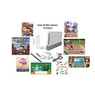 Nintendo Wii Play Console & Mario Vs Sonic Olympics Games Carnival Funfair Brain train