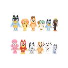 12Pcs Bluey Family And Friends Action Figures Model Toy Set Kids Gift