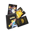 Pokemon Cards 55pcs Metal Black Vmax GX Cards Charizard Pikachu Series