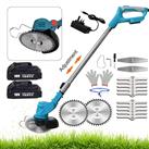 Cordless Strimmer Grass Trimmer+2Battery+Charger-Replace For Makita18V