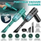 (Black) 29000pa Powerful Car Vacuum Cleaner Wet Dry Cordless Strong Suction Handheld