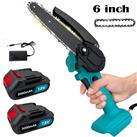 6" Mini Cordless Chainsaw Electric Saw Wood Cutter +2Batteries+Charger-Makita Battery Compatibl