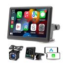 Portable Wireless Carplay Screen Dash Mount, 7 Inch Touch Screen Car Stereo Bluetooth, Fm Car Radio