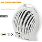 Fan Heater 2KW 2000W Portable SILENT Electric White Hot & Cold Air Upright