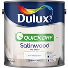 Dulux Quick Dry Satinwood Paint 2.5L - Pure Brilliant White