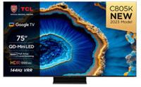 TCL 75C805K 75" QLED Mini LED 4K HDR Premium Smart TV (2023)