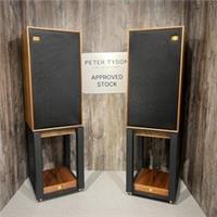 Pre-Loved - Wharfedale Linton Heritage Bookshelf Speakers with Matching Stand...
