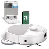 iRobot Roomba Plus 505 Self-Emptying Robot Vacuum Cleaner & Mop - White