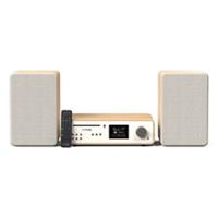 Pure Classic Stereo Music System - Cotton White/Oak